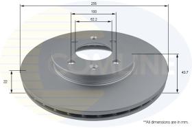 COMLINE ADC2849V - DISCO FRENO