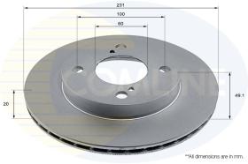 COMLINE ADC2851V - DISCO FRENO