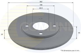 COMLINE ADC2880V - DISCO FRENO