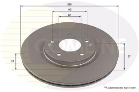 COMLINE ADC2954V - DISCO FRENO