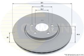 COMLINE ADC2968V - DISCO FRENO