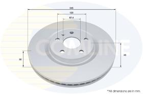 COMLINE ADC2970V - DISCO FRENO