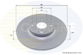 COMLINE ADC4011 - DISCO FRENO