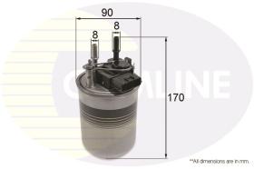 COMLINE EFF325D - FILTRO COMBUSTIBLE