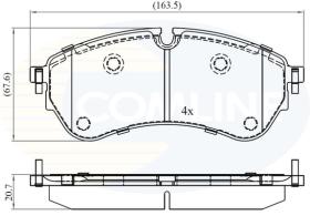 COMLINE CBP02388 - PASTILLAS FRENO
