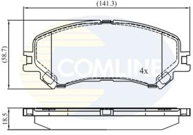 COMLINE CBP02423 - PASTILLAS FRENO