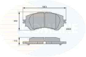 COMLINE CBP06112 - PASTILLAS FRENO