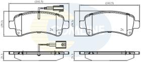 COMLINE CBP12395 - PASTILLAS FRENO