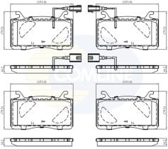 COMLINE CBP12461 - PASTILLAS FRENO