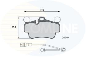 COMLINE CBP26127 - PASTILLAS FRENO
