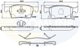 COMLINE CBP32309 - PASTILLAS FRENO