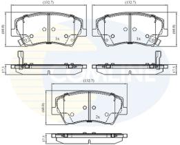 COMLINE CBP32343 - PASTILLAS FRENO