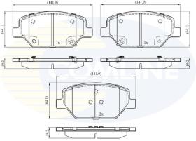 COMLINE CBP32371 - PASTILLAS FRENO