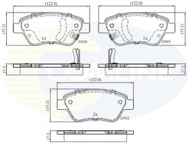 COMLINE CBP32376 - PASTILLAS FRENO