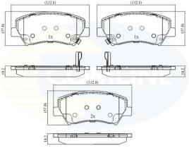 COMLINE CBP32379 - PASTILLAS FRENO