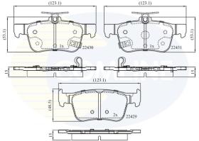 COMLINE CBP32407 - PASTILLAS FRENO