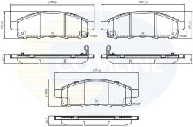 COMLINE CBP32427 - PASTILLAS FRENO