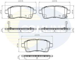 COMLINE CBP32439 - PASTILLAS FRENO