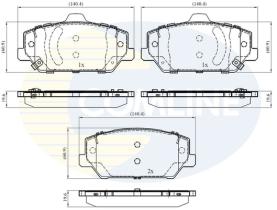 COMLINE CBP32440 - PASTILLAS FRENO