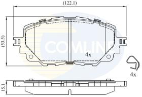 COMLINE CBP32447 - PASTILLAS FRENO