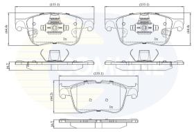 COMLINE CBP32462 - PASTILLAS FRENO