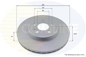 COMLINE ADC4080V - DISCO FRENO