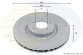 COMLINE ADC5048V - DISCO FRENO