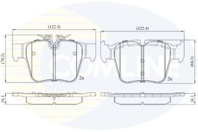 COMLINE CBP02641 - PASTILLAS FRENO