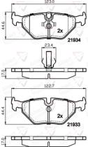 COMLINE ADB01024 - PASTILLAS FRENO