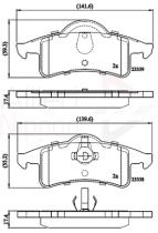 COMLINE ADB01231 - PASTILLAS FRENO