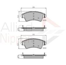 COMLINE ADB01260 - PASTILLAS FRENO