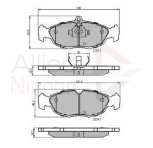 COMLINE ADB0134 - PASTILLAS FRENO