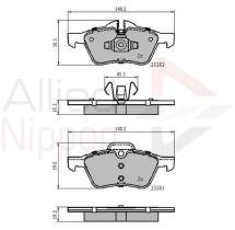 COMLINE ADB01548 - PASTILLAS FRENO