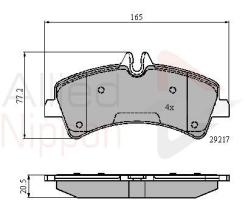 COMLINE ADB01575 - PASTILLAS FRENO