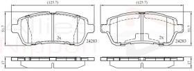 COMLINE ADB01618 - PASTILLAS FRENO
