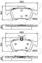 COMLINE ADB01629 - PASTILLAS FRENO