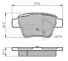 COMLINE ADB01658 - PASTILLAS FRENO