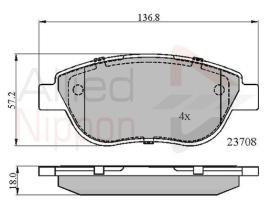 COMLINE ADB01783 - PASTILLAS FRENO