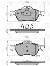 COMLINE ADB02017 - PASTILLAS FRENO