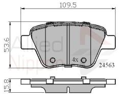 COMLINE ADB02022 - PASTILLAS FRENO