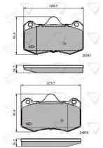 COMLINE ADB02107 - PASTILLAS FRENO