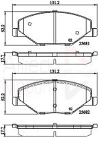 COMLINE ADB02126 - PASTILLAS FRENO