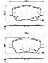 COMLINE ADB02197 - PASTILLAS FRENO