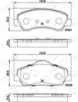 COMLINE ADB02199 - PASTILLAS FRENO