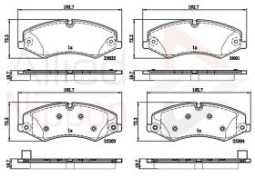 COMLINE ADB02210 - PASTILLAS FRENO