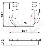 COMLINE ADB02215 - PASTILLAS FRENO