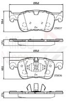 COMLINE ADB02246 - PASTILLAS FRENO