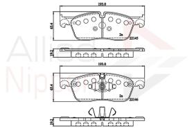 COMLINE ADB02253 - PASTILLAS FRENO