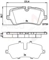 COMLINE ADB02256 - PASTILLAS FRENO