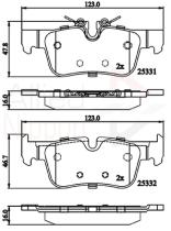 COMLINE ADB02318 - PASTILLAS FRENO